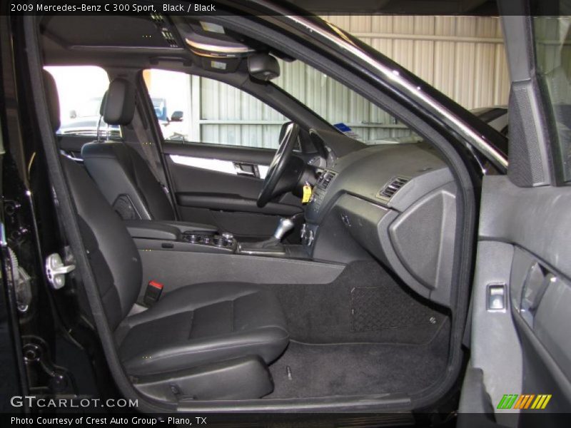 Black / Black 2009 Mercedes-Benz C 300 Sport