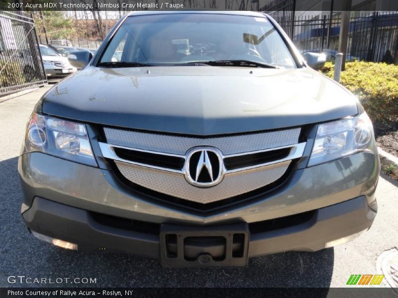 Nimbus Gray Metallic / Taupe 2007 Acura MDX Technology