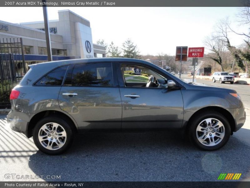 Nimbus Gray Metallic / Taupe 2007 Acura MDX Technology