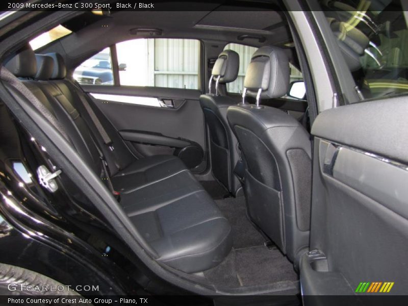 Black / Black 2009 Mercedes-Benz C 300 Sport