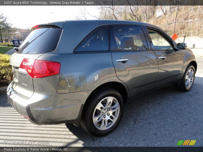 Nimbus Gray Metallic / Taupe 2007 Acura MDX Technology