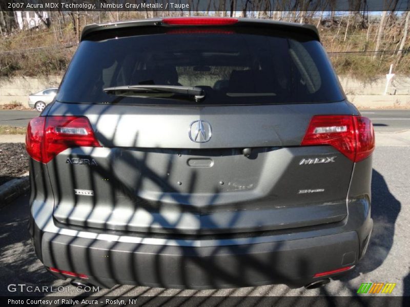 Nimbus Gray Metallic / Taupe 2007 Acura MDX Technology