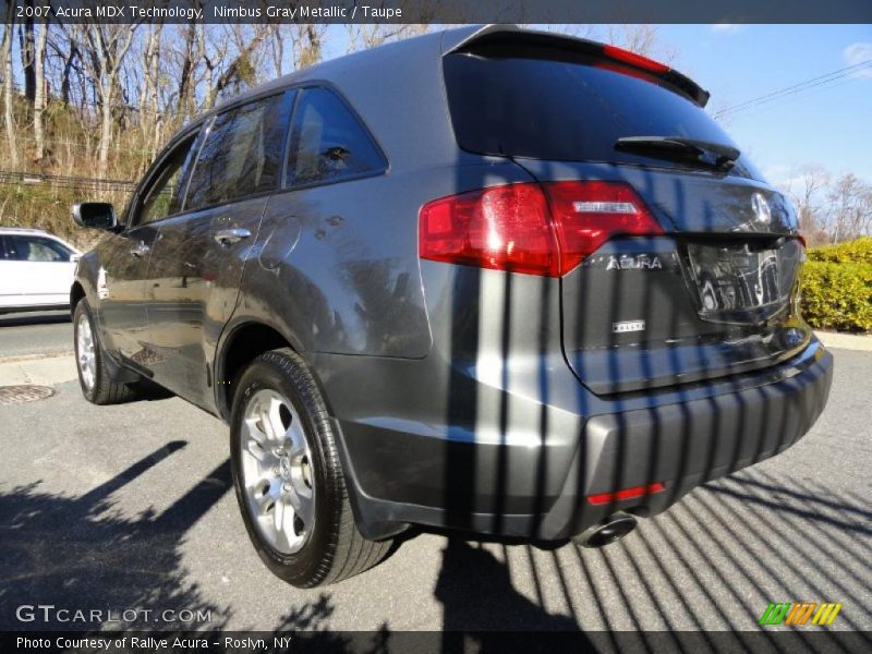 Nimbus Gray Metallic / Taupe 2007 Acura MDX Technology