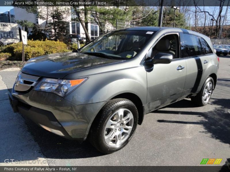 Nimbus Gray Metallic / Taupe 2007 Acura MDX Technology