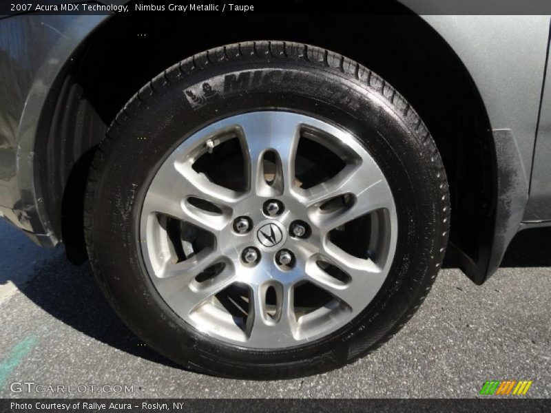 Nimbus Gray Metallic / Taupe 2007 Acura MDX Technology