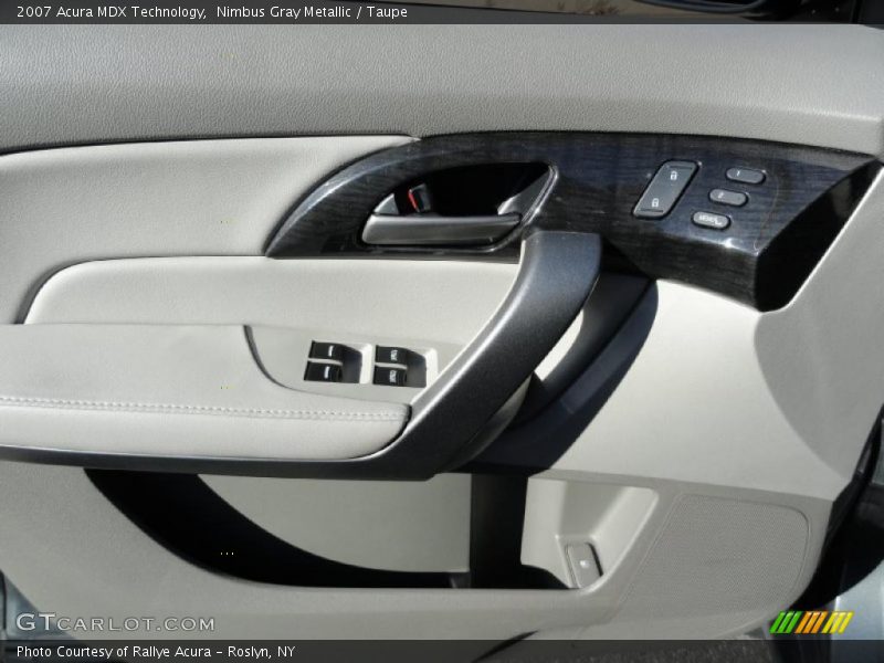 Nimbus Gray Metallic / Taupe 2007 Acura MDX Technology