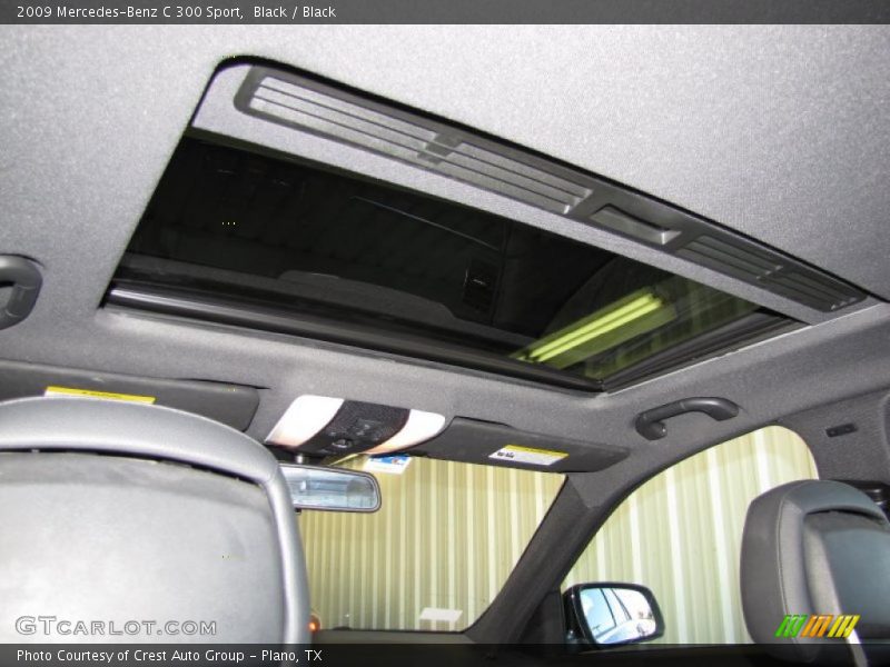 Black / Black 2009 Mercedes-Benz C 300 Sport