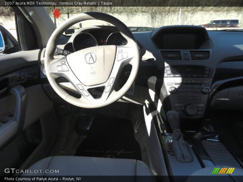 Nimbus Gray Metallic / Taupe 2007 Acura MDX Technology