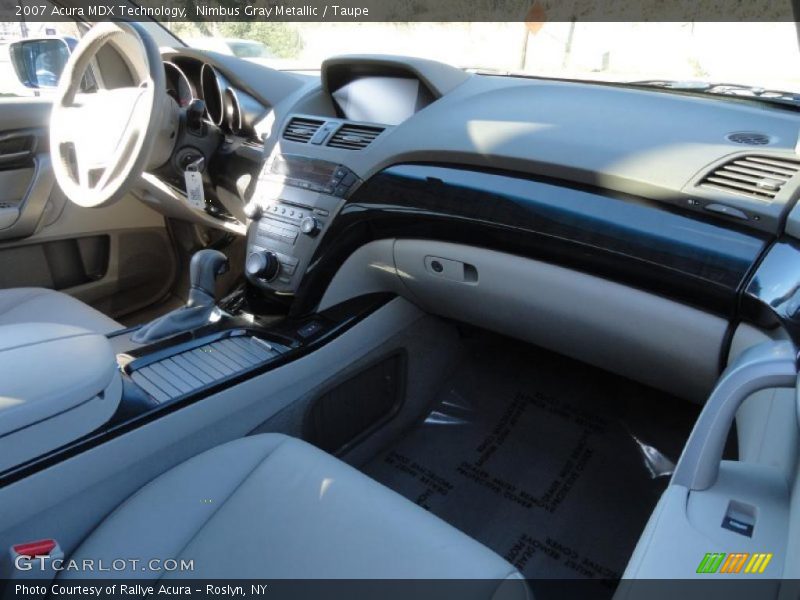 Nimbus Gray Metallic / Taupe 2007 Acura MDX Technology