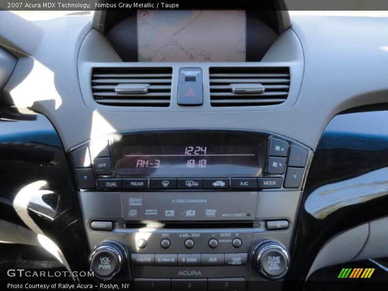Nimbus Gray Metallic / Taupe 2007 Acura MDX Technology