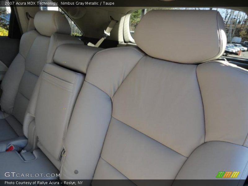 Nimbus Gray Metallic / Taupe 2007 Acura MDX Technology