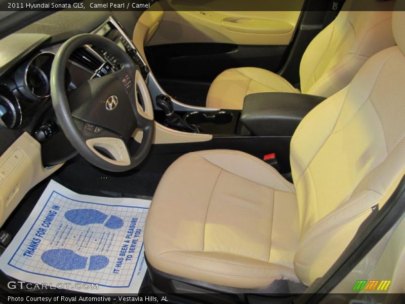  2011 Sonata GLS Camel Interior