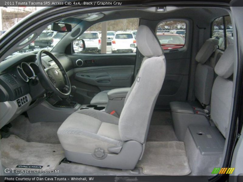  2011 Tacoma SR5 Access Cab 4x4 Graphite Gray Interior