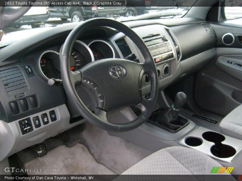  2011 Tacoma SR5 Access Cab 4x4 Graphite Gray Interior