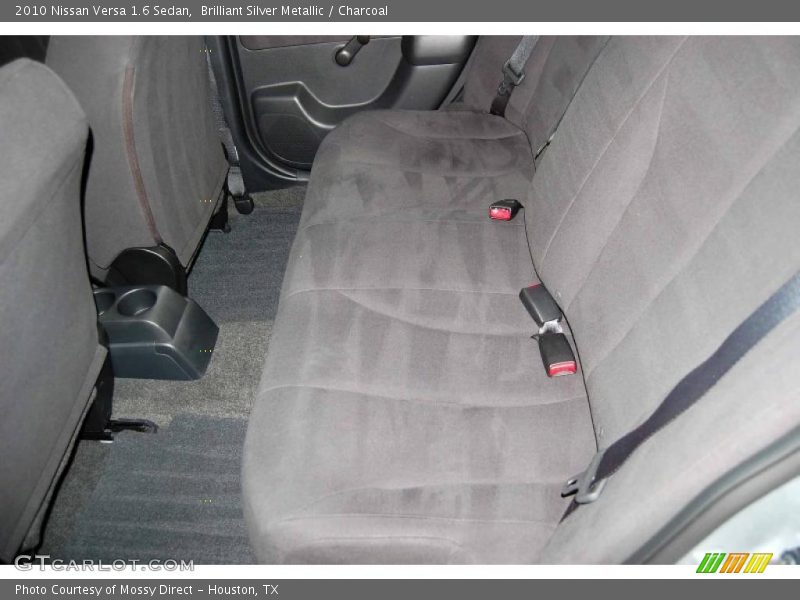 Brilliant Silver Metallic / Charcoal 2010 Nissan Versa 1.6 Sedan