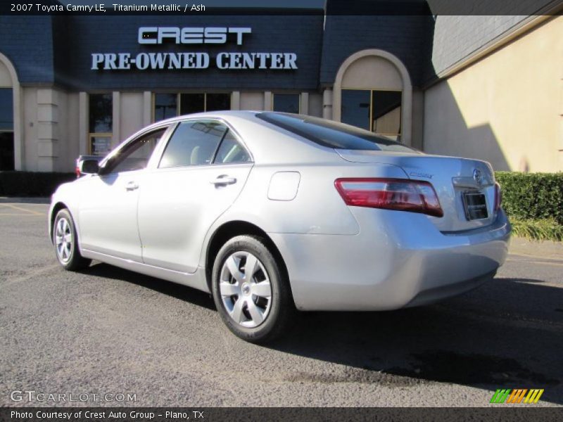 Titanium Metallic / Ash 2007 Toyota Camry LE