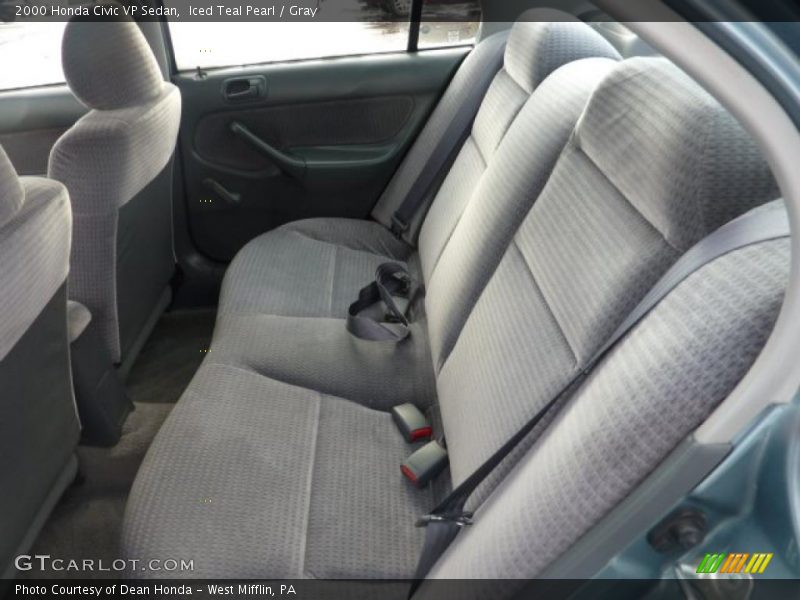 Iced Teal Pearl / Gray 2000 Honda Civic VP Sedan