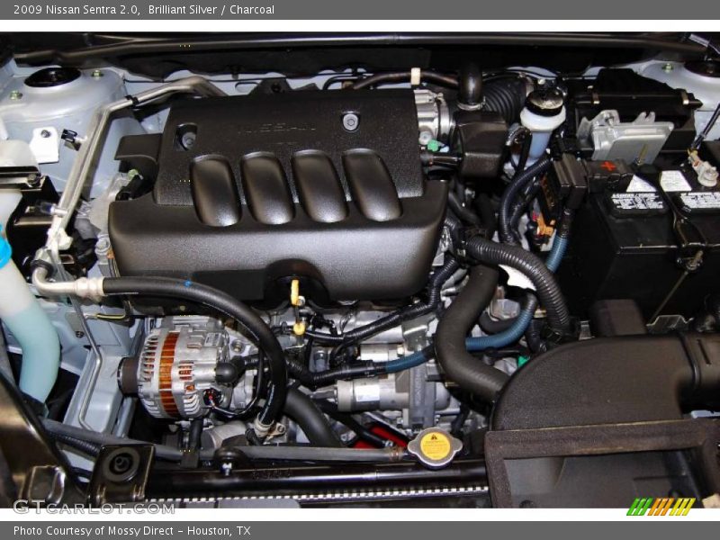 Brilliant Silver / Charcoal 2009 Nissan Sentra 2.0
