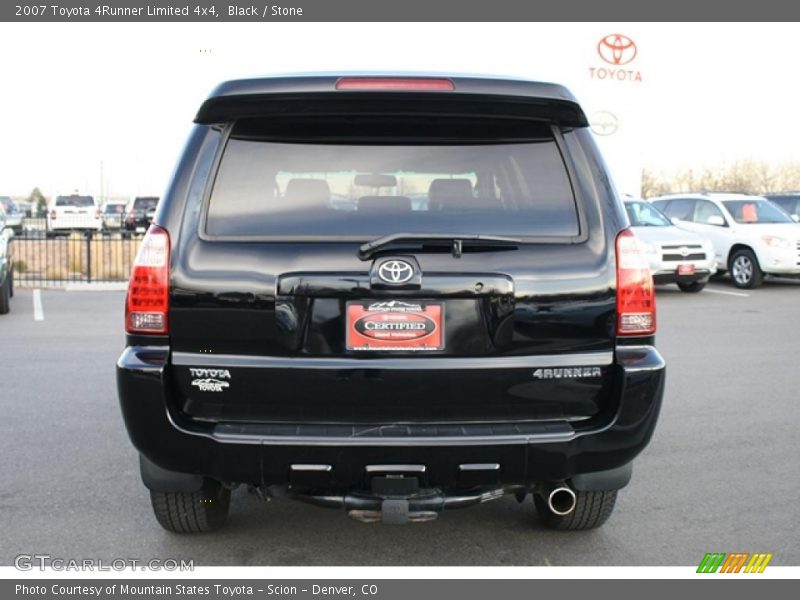 Black / Stone 2007 Toyota 4Runner Limited 4x4