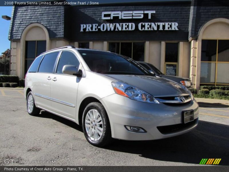 Silver Shadow Pearl / Stone 2008 Toyota Sienna Limited
