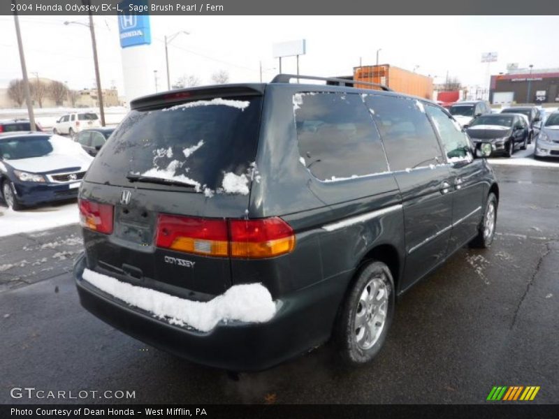 Sage Brush Pearl / Fern 2004 Honda Odyssey EX-L