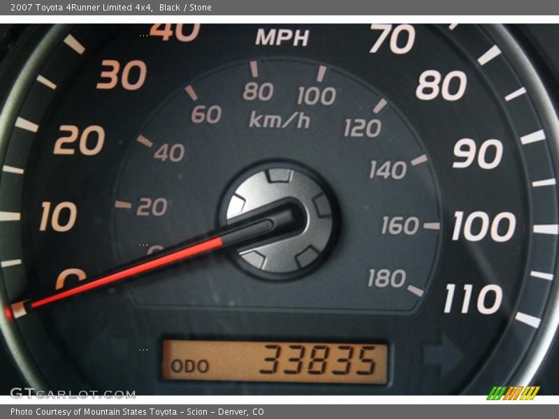 Black / Stone 2007 Toyota 4Runner Limited 4x4