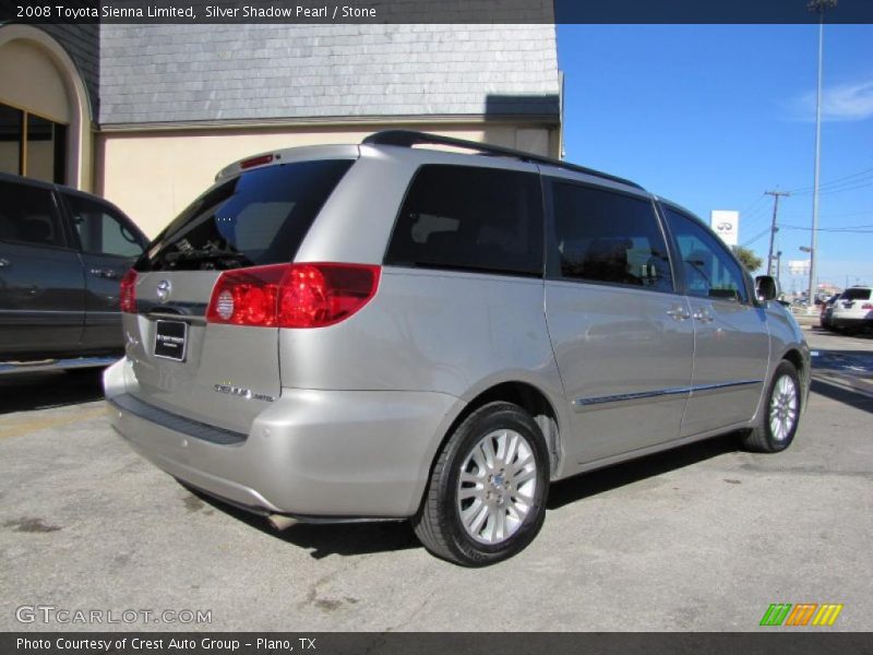 Silver Shadow Pearl / Stone 2008 Toyota Sienna Limited