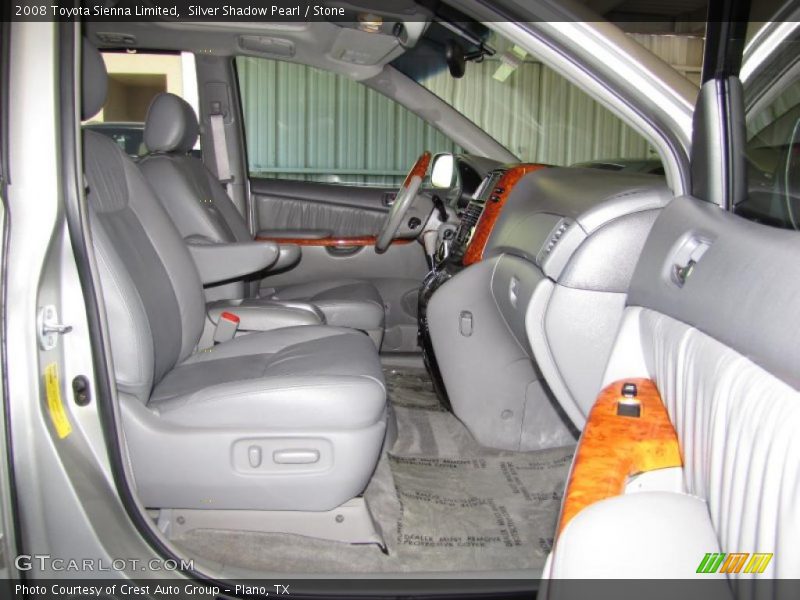 Silver Shadow Pearl / Stone 2008 Toyota Sienna Limited