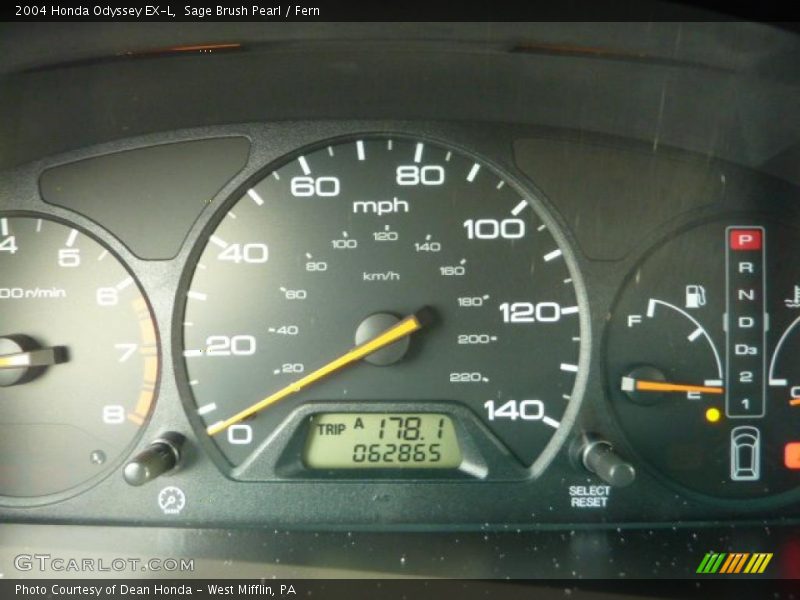 Sage Brush Pearl / Fern 2004 Honda Odyssey EX-L