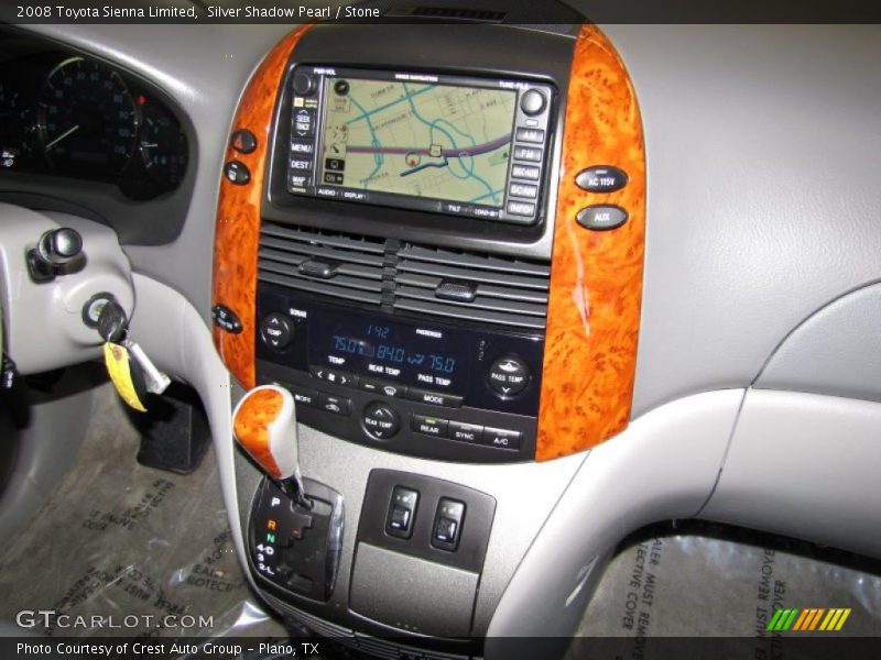 Silver Shadow Pearl / Stone 2008 Toyota Sienna Limited