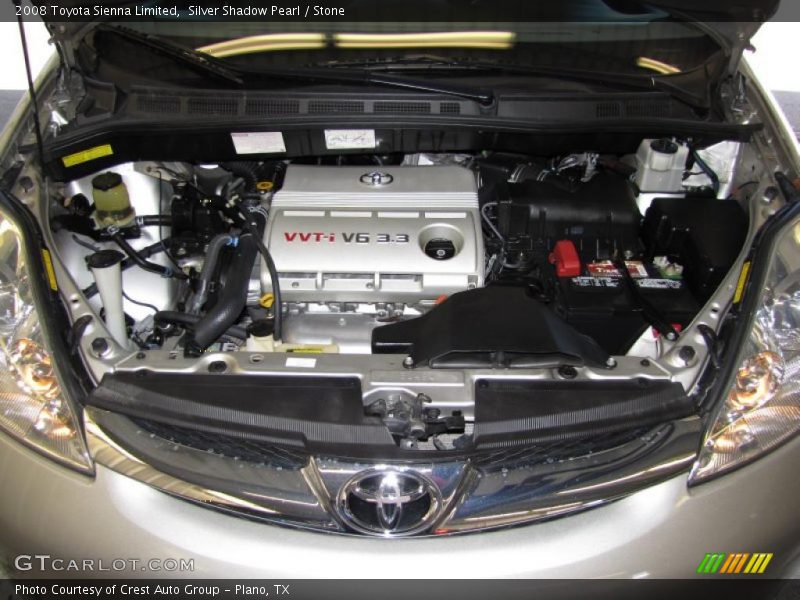 Silver Shadow Pearl / Stone 2008 Toyota Sienna Limited