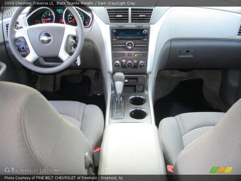 Black Granite Metallic / Dark Gray/Light Gray 2009 Chevrolet Traverse LS