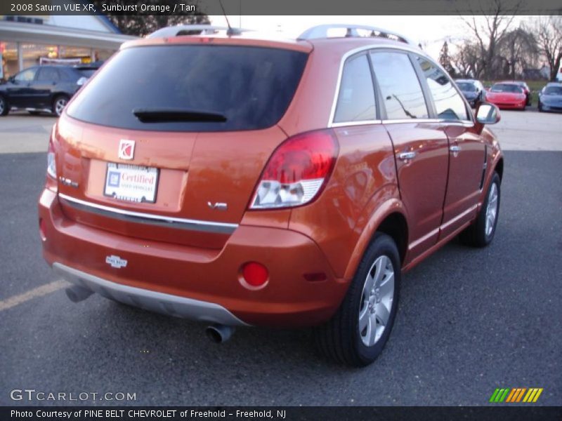 Sunburst Orange / Tan 2008 Saturn VUE XR