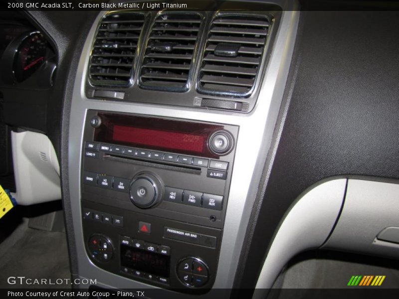 Carbon Black Metallic / Light Titanium 2008 GMC Acadia SLT