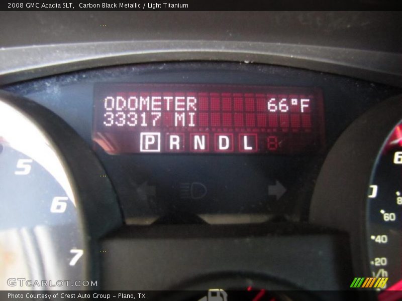 Carbon Black Metallic / Light Titanium 2008 GMC Acadia SLT
