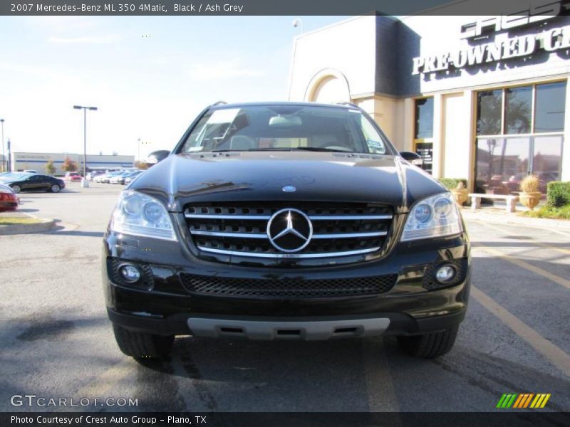 Black / Ash Grey 2007 Mercedes-Benz ML 350 4Matic