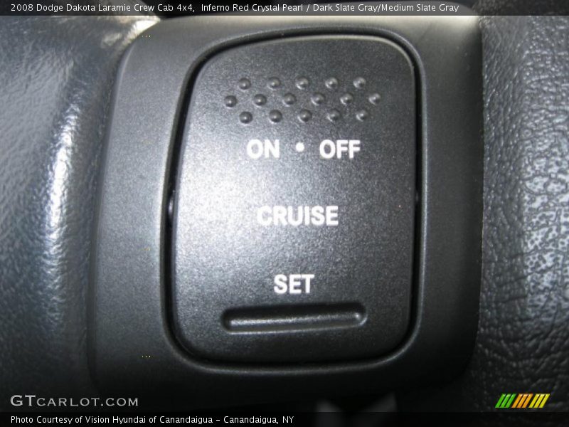 Inferno Red Crystal Pearl / Dark Slate Gray/Medium Slate Gray 2008 Dodge Dakota Laramie Crew Cab 4x4