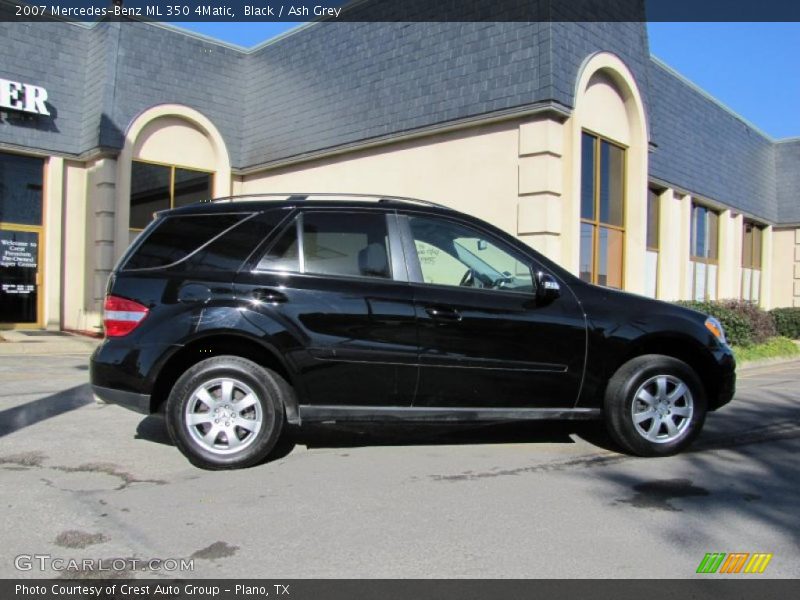 Black / Ash Grey 2007 Mercedes-Benz ML 350 4Matic
