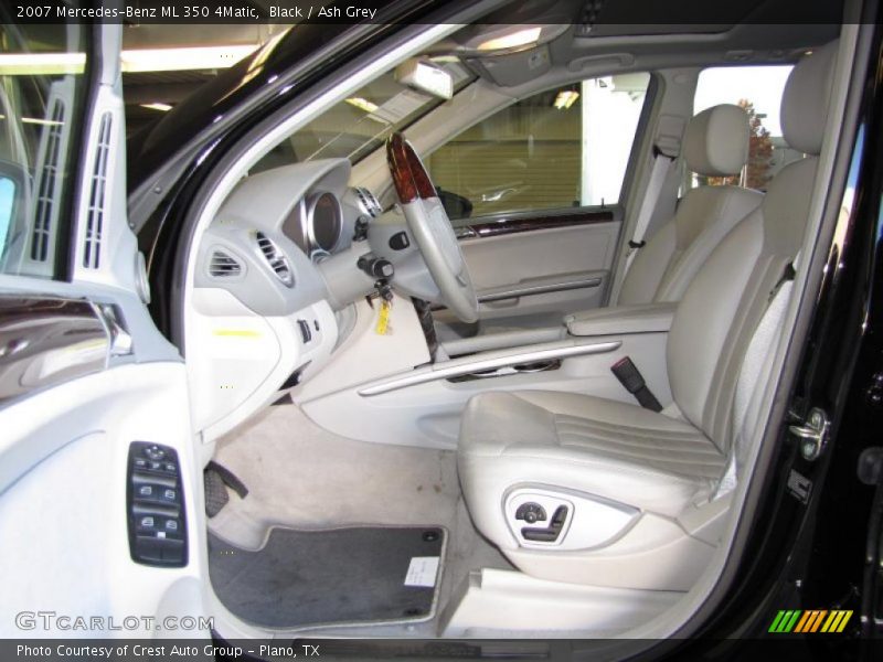Black / Ash Grey 2007 Mercedes-Benz ML 350 4Matic
