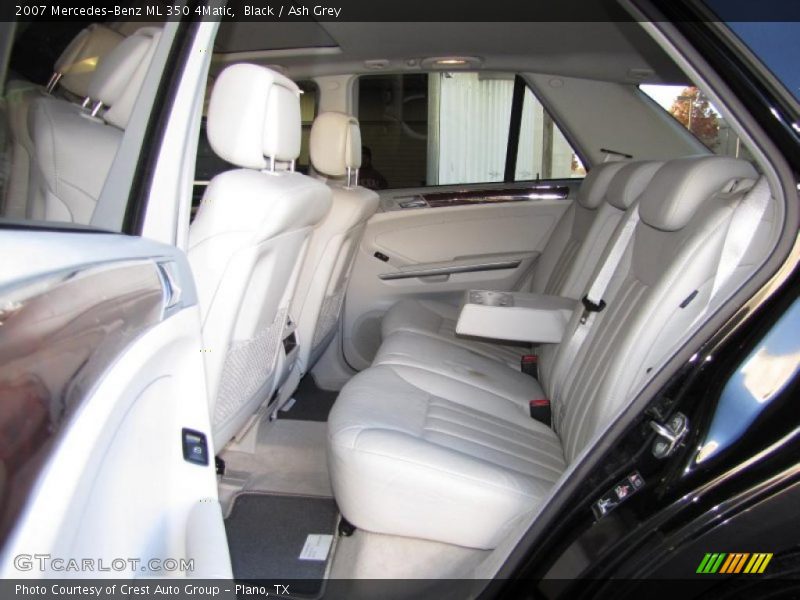 Black / Ash Grey 2007 Mercedes-Benz ML 350 4Matic