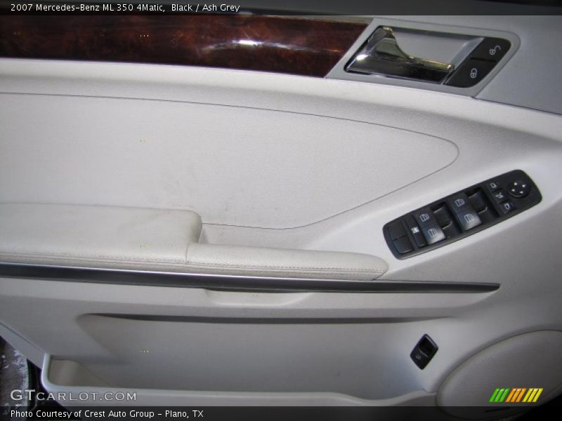 Black / Ash Grey 2007 Mercedes-Benz ML 350 4Matic