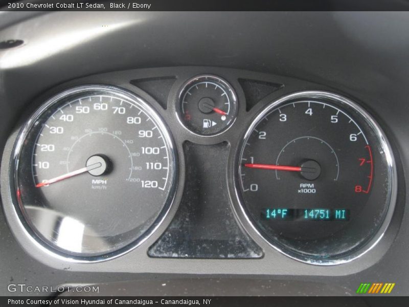 Black / Ebony 2010 Chevrolet Cobalt LT Sedan