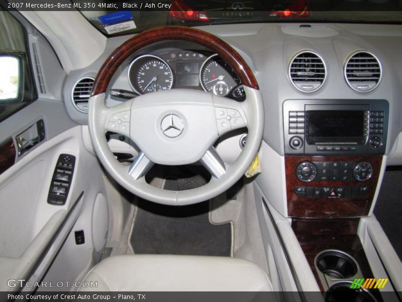 Black / Ash Grey 2007 Mercedes-Benz ML 350 4Matic