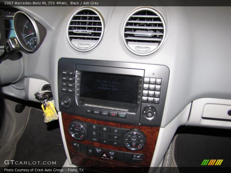 Black / Ash Grey 2007 Mercedes-Benz ML 350 4Matic