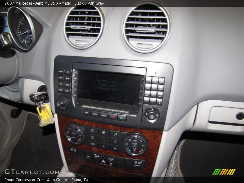 Black / Ash Grey 2007 Mercedes-Benz ML 350 4Matic