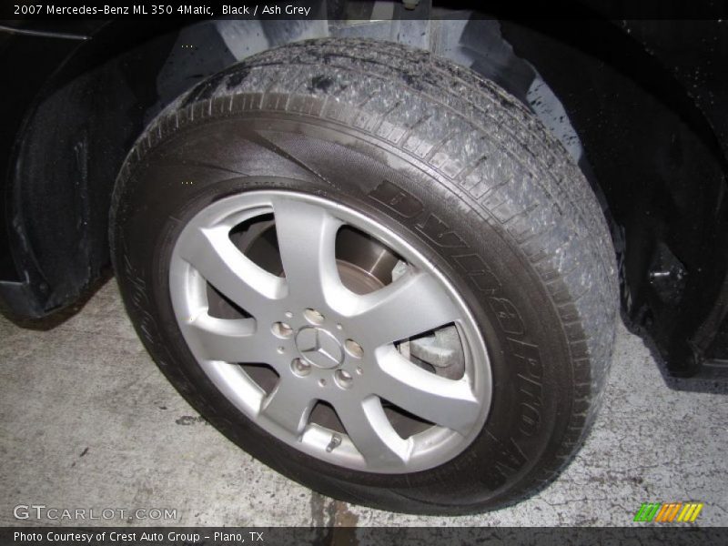 Black / Ash Grey 2007 Mercedes-Benz ML 350 4Matic