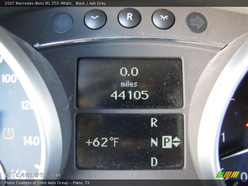 Black / Ash Grey 2007 Mercedes-Benz ML 350 4Matic