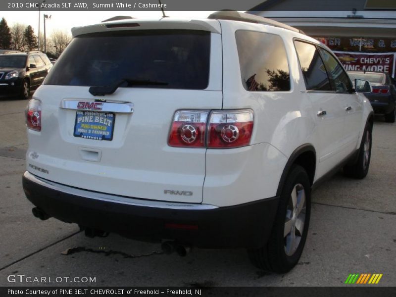 Summit White / Cashmere 2010 GMC Acadia SLT AWD