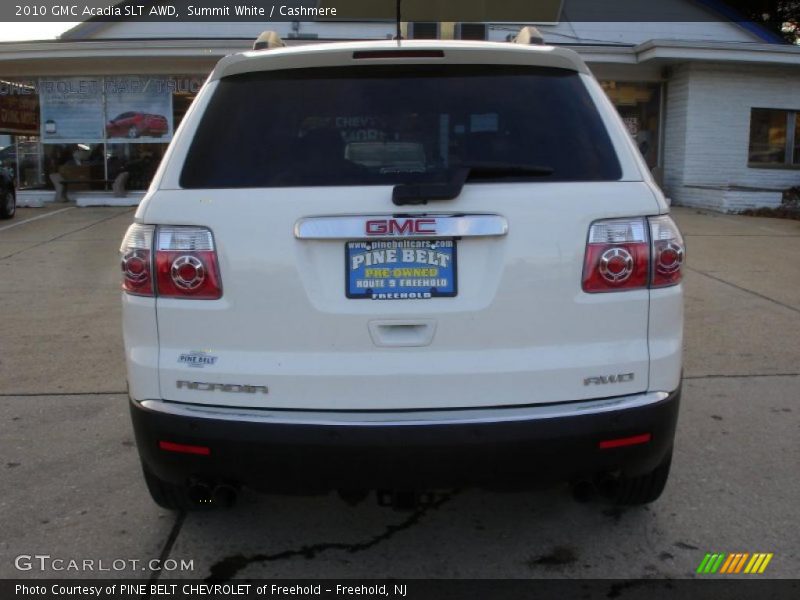 Summit White / Cashmere 2010 GMC Acadia SLT AWD