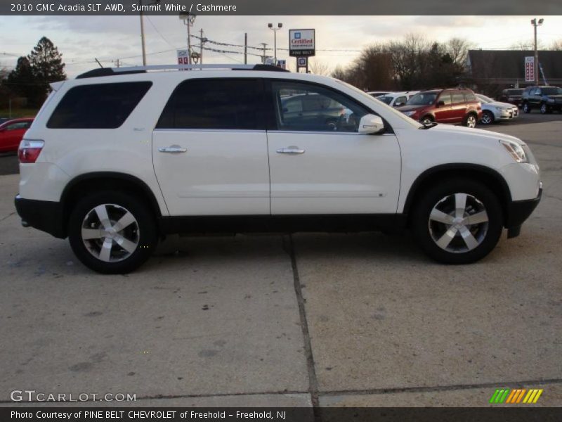 Summit White / Cashmere 2010 GMC Acadia SLT AWD